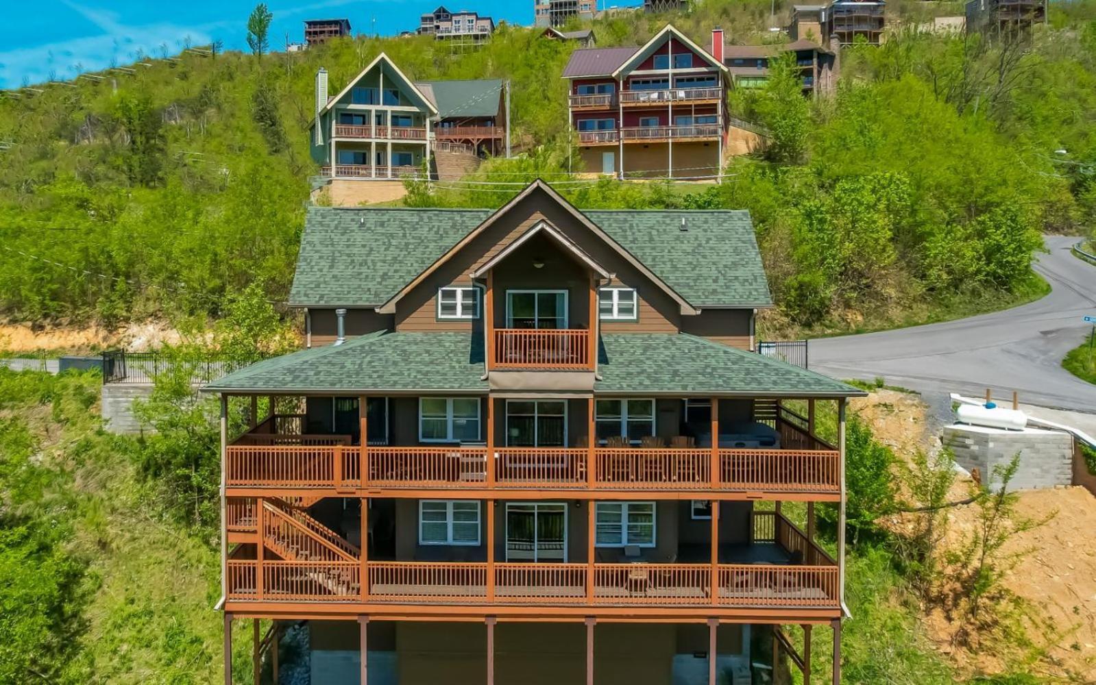 גטלינבורג Beartastic Mountain View Lodge מראה חיצוני תמונה
